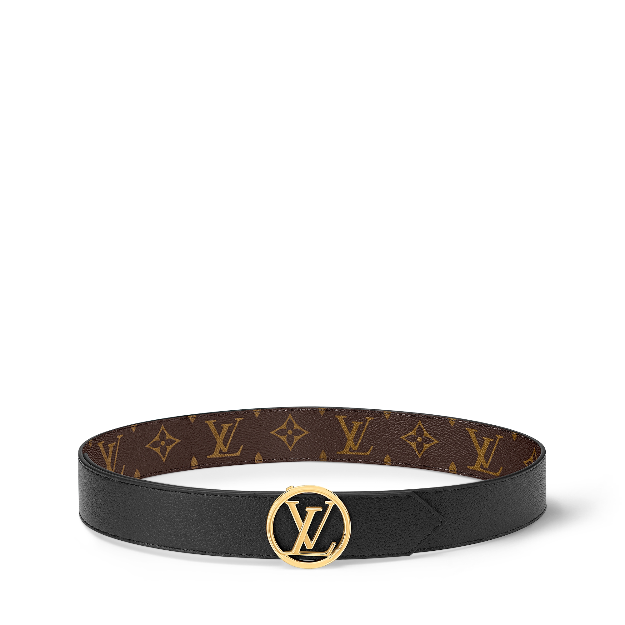 LV Circle 35MM Reversible Belt Monogram Canvas - Accessories